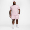 NIKE Club Woven Flow Shorts Herren 663 - pink foam /white S