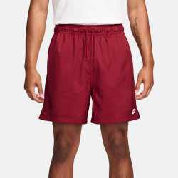 NIKE Club Woven Flow Shorts Herren 613 - team crimson/white L