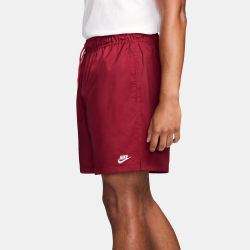 NIKE Club Woven Flow Shorts Herren 613 - team crimson/white L