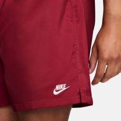NIKE Club Woven Flow Shorts Herren 613 - team crimson/white L