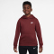 NIKE Sportswear Club Fleece Hoodie Kinder 619 - dark team red/white L (147-158 cm)
