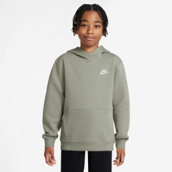NIKE Sportswear Club Fleece Hoodie Kinder 304 - spruce fog/white L (147-158 cm)
