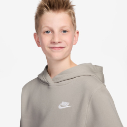 NIKE Sportswear Club Fleece Hoodie Kinder 236 - cream ii/white L (147-158 cm)