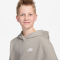 NIKE Sportswear Club Fleece Hoodie Kinder 236 - cream ii/white L (147-158 cm)