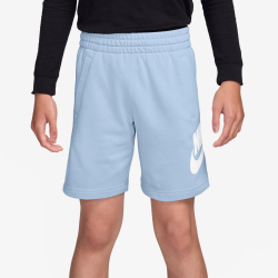 NIKE Sportswear Club French Terry Fleece Shorts Kinder 408 - hydrogen blue/white XL (158-170 cm)