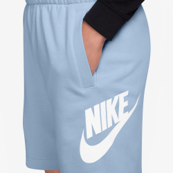 NIKE Sportswear Club French Terry Fleece Shorts Kinder 408 - hydrogen blue/white XL (158-170 cm)