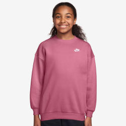 NIKE Sportswear Club Fleece Oversized Sweatshirt Kinder 641 - peony/peony/white L (147-158 cm)