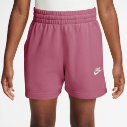 NIKE Sportswear Club Fleece 5" French Terry Shorts Mädchen 641 - peony/peony/white XL (156-166 cm)