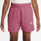 NIKE Sportswear Club Fleece 5" French Terry Shorts Mädchen 641 - peony/peony/white XL (156-166 cm)