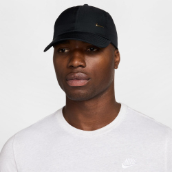 NIKE Club Dri-FIT Unstructured Metal Swoosh Cap 011 - black/metallic gold M/L