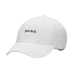 NIKE Club Unstructured JDI Cap 100 - white/black L/XL