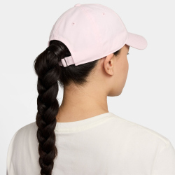 NIKE Club Swoosh Cap 663 - pink foam/white L/XL