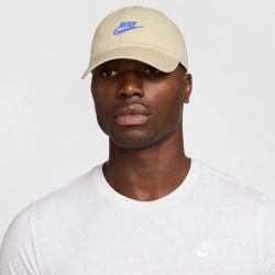 NIKE Club Futura Wash Cap 229 - lt khaki/sapphire M/L