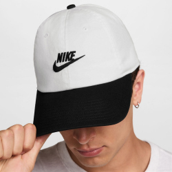 NIKE Club Futura Wash Cap 101 - white/black/black M/L