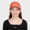 NIKE Club Dri-FIT Metal Swoosh Cap Kinder 842 - turf orange/metallic silver