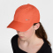 NIKE Club Dri-FIT Metal Swoosh Cap Kinder 842 - turf orange/metallic silver