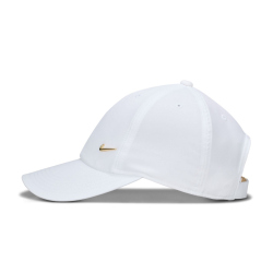 NIKE Club Dri-FIT Metal Swoosh Cap Kinder 101 - white/flt...