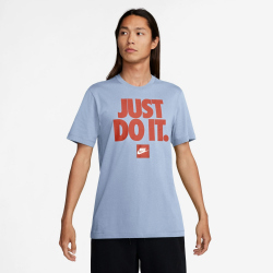 NIKE Sportswear T-Shirt Herren 407 - hydrogen blue M