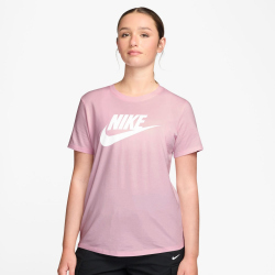 NIKE Sportswear Essentials Logo T-Shirt Damen 663 - pink...