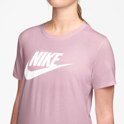 NIKE Sportswear Essentials Logo T-Shirt Damen 663 - pink foam/white S