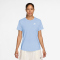 NIKE Sportswear Club Essentials T-Shirt Damen 407 - hydrogen blue/white L