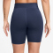 NIKE Sportswear Classics High-Waist 8" kurze Tights Damen 410 - midnight navy/sail S