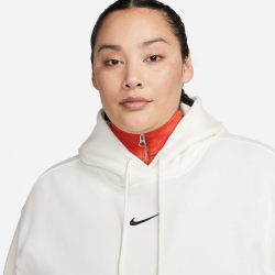 NIKE Sportswear Phoenix Fleece Oversize Hoodie Damen 133 - sail/black 2X