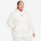 NIKE Sportswear Phoenix Fleece Oversize Hoodie Damen 133 - sail/black 2X