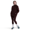 NIKE Sportswear Phoenix Fleece Oversized Hoodie Damen 652 - burgundy crush/sail XS