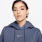 NIKE Sportswear Phoenix Fleece Oversized Hoodie Damen 499 - world indigo/sail S