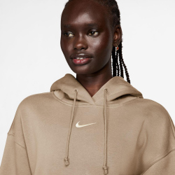NIKE Sportswear Phoenix Fleece Oversized Hoodie Damen 286 - linen/sail XXS
