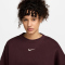 NIKE Sportswear Phoenix Over-Oversized Fleece Sweatshirt Damen 652 - burgundy crush/sail XL