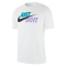 NIKE Sportswear JUST DO IT T-Shirt Herren 101 - white/spirit teal/atomic violet/black M