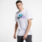 NIKE Sportswear JUST DO IT T-Shirt Herren 101 - white/spirit teal/atomic violet/black XL