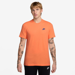 NIKE Sportswear Freizeit T-Shirt Herren 835 - orange frost M
