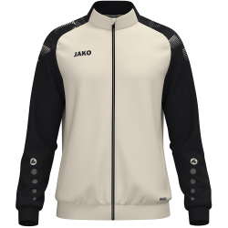 JAKO Sonic Polyesterjacke Kinder 035 - off white/schwarz 116