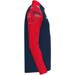 JAKO Sonic 1/4-Zip Sweatshirt 909 - marine/rot S