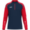 JAKO Sonic 1/4-Zip Sweatshirt 909 - marine/rot S