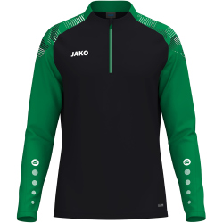 JAKO Sonic 1/4-Zip Sweatshirt 827 - schwarz/grün S