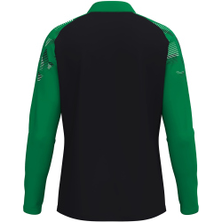 JAKO Sonic 1/4-Zip Sweatshirt 827 - schwarz/grün S