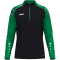 JAKO Sonic 1/4-Zip Sweatshirt 827 - schwarz/grün S