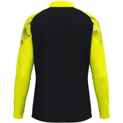 JAKO Sonic 1/4-Zip Sweatshirt 819 - schwarz/neongelb S