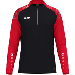 JAKO Sonic 1/4-Zip Sweatshirt 812 - schwarz/rot S