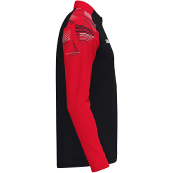 JAKO Sonic 1/4-Zip Sweatshirt 812 - schwarz/rot S