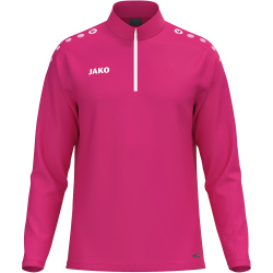 JAKO One 1/4-Zip Sweatshirt 170 - deep pink S