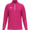 JAKO One 1/4-Zip Sweatshirt 170 - deep pink S