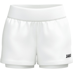 JAKO One 2in1 Trainingsshorts Damen 000 - weiß 34