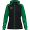 JAKO Sonic Kapuzen-Trainingsjacke Damen 827 - schwarz/grün 34/36