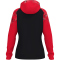 JAKO Sonic Kapuzen-Trainingsjacke Damen 812 - schwarz/rot 34/36