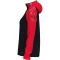 JAKO Sonic Kapuzen-Trainingsjacke Damen 812 - schwarz/rot 34/36